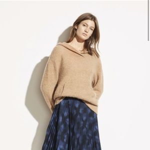 Vince Wool Alpaca Oversized Pocket Hoodie Size XS